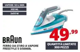 Comet Braun ferro da stiro a vapore freestyle 5 offerta