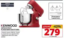 Comet Kenwood impastatrice planetaria KMX751ARD offerta