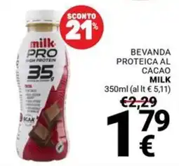 Supermercati Gulliver milk PRO high protein 35g offerta