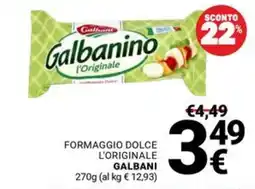 Supermercati Gulliver Formaggio dolce l'originale Galbani offerta