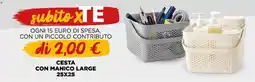 Sisa Cesta con manico large offerta