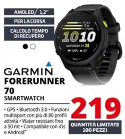 Comet Garmin Forerunner 70 smartwatch offerta