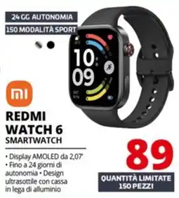 Comet Redmi Watch 6 Smartwatch offerta