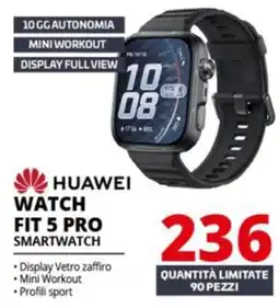 Comet Huawei Watch Fit 5 Pro Smartwatch offerta