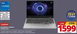 Comet Lenovo Notebook Gaming 1364SHX 9IX offerta