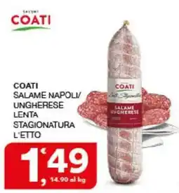 Sisa Coati salame napoli/ungherese offerta