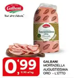 Sisa Galbani Mortadella Augustissima Oro offerta