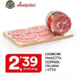 Sisa Leoncini Pancetta Coppata Italiana offerta