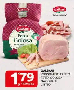 Sisa Galbani Prosciutto Cotto Fetta Golosa Nazionale offerta