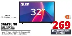 Comet Samsung QLED TV 32" FHD offerta