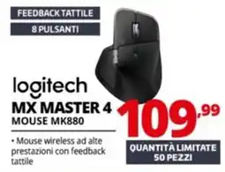 Comet Logitech MX Master 4 Mouse MK880 offerta