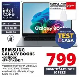 Comet Samsung Galaxy Book6 Notebook offerta