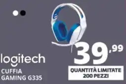 Comet Logitech cuffia gaming g335 offerta