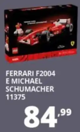 Comet Ferrari F2004 e Michael Schumacher offerta