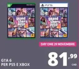 Comet GTA 6 per PS5 e Xbox offerta