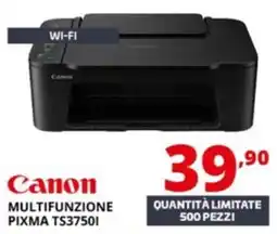 Comet Canon Multifunzione Pixma TS3750I offerta