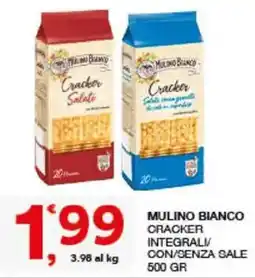 Sisa Mulino Bianco Cracker Integrali offerta