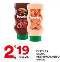 Sisa Develey salsa kebab/rosa/bbq offerta