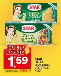 Sisa Star dado classico/vegetale offerta