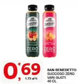 Sisa San Benedetto Succoso Zero offerta
