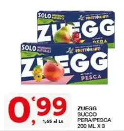 Sisa Zuegg succo pesca offerta