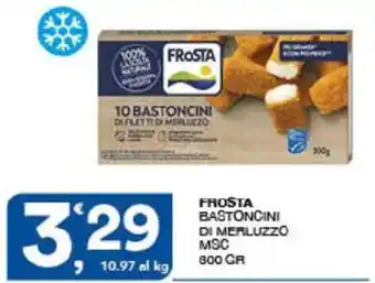 Sisa Frosta bastoncini di merluzzo msc offerta