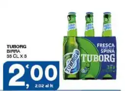 Sisa Tuborg birra offerta