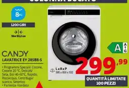 Comet Candy lavatrice EY 28SB8-S offerta