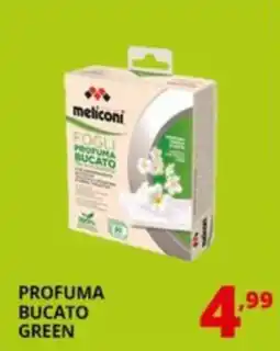 Comet Meliconi fogli profuma bucato green offerta