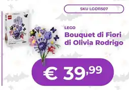 Mornati Paglia LEGO Bouquet di Fiori di Olivia Rodrigo offerta