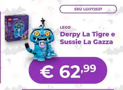 Mornati Paglia LEGO Derpy La Tigre e Sussie La Gazza offerta