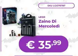 Mornati Paglia LEGO Zaino Di Mercoledì offerta