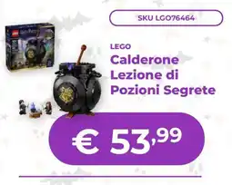 Mornati Paglia LEGO Calderone Lezione di Pozioni Segrete offerta