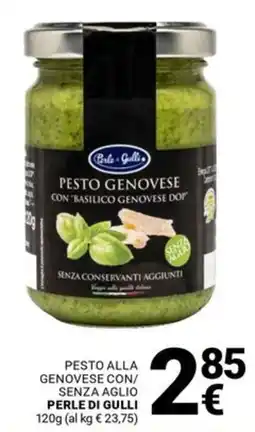 Supermercati Gulliver Pesto alla genovese con/ senza aglio perle di gulli offerta