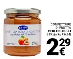 Supermercati Gulliver Confettura extra di albicocche Perle di Gulli offerta
