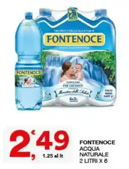 Sisa Fontenoce acqua naturale offerta