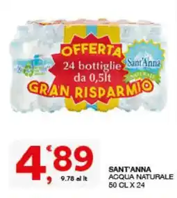 Sisa Sant'Anna acqua naturale offerta