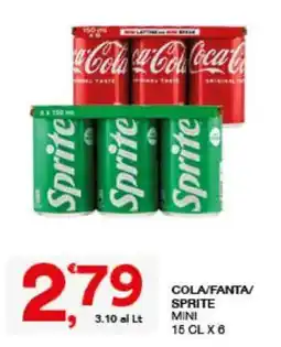 Sisa Cola/Fanta/Sprite mini offerta