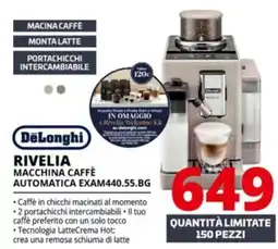 Comet DeLonghi Macchina Caffè Automatica Rivelia offerta