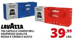 Comet Lavazza capsule compatibili Nespresso qualità Rossa e Crema e Gusto offerta