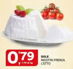 Sisa Sole ricotta fresca offerta