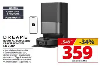 Dreame robot aspirapolvere e lavapavimenti L40 Ultra
