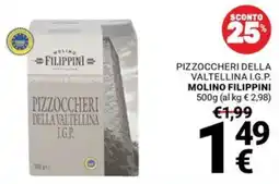 Supermercati Gulliver Pizzoccheri della Valtellina I.G.P. Molino Filippini offerta