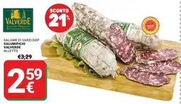 Supermercati Gulliver Salame di Varzi DOP Valverde offerta