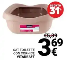 Supermercati Gulliver Cat toilette con cornice Vitakraft offerta