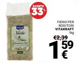 Supermercati Gulliver Fieno per roditori Vitakraft offerta