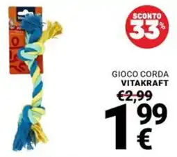 Supermercati Gulliver Gioco corda Vitakraft offerta