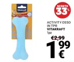 Supermercati Gulliver Activity osso in tpr vitakraft offerta