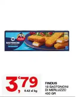 Sisa Findus bastoncini di merluzzo offerta