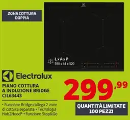 Comet Electrolux piano cottura a induzione bridge offerta